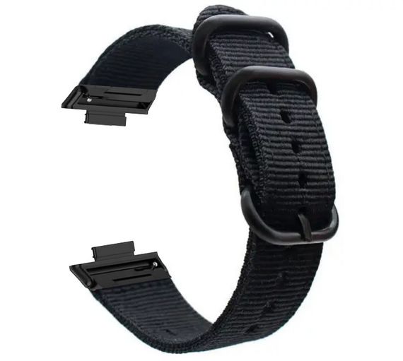 Нейлоновый ремешок Primo Traveller для фитнес браслета Huawei Watch Fit 2 - Black
