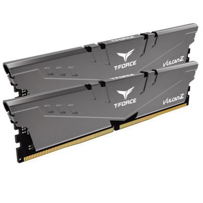 Модуль памяти для компьютера DDR4 16GB (2x8GB) 3200 MHz T-Force Vulcan Z Gray Team (TLZGD416G3200HC16CDC01) | Зображення 1