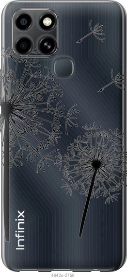 Чехол на Infinix Smart 6 Одуванчики "4642u-2758-17620"