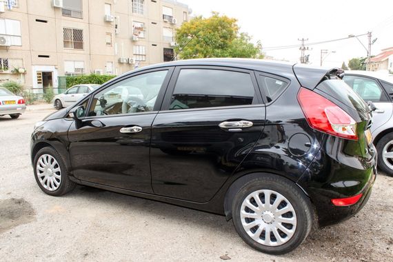 Накладки на ручки (4 шт., нерж.) OmsaLine - Італійська нержавійка для Ford Fiesta 2008-2017 рр | Зображення 1
