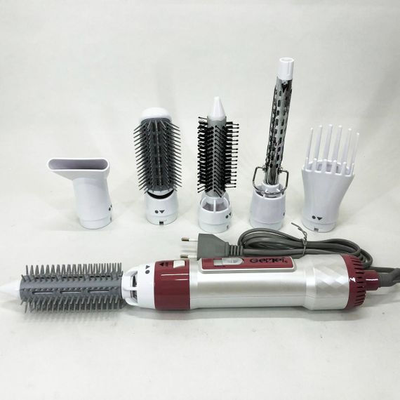 Фен брашинг Gemei, Фен-браш для укладання, Фен-стайлер з функцією зручності використання BJ-71 | Зображення 6