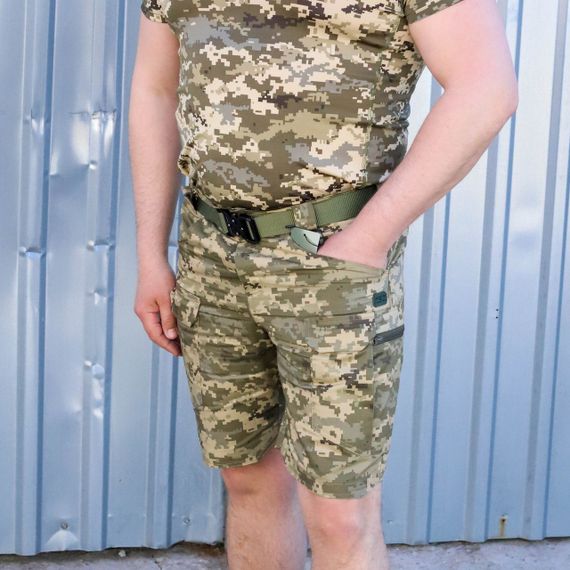 Шорти тактичні стрейч ріп-стоп STURM піксель | Зображення 3