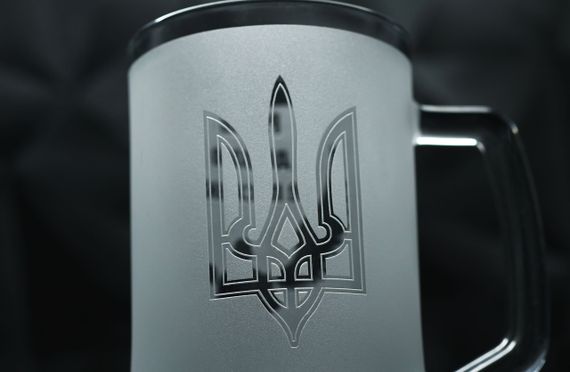 Подарочный бокал для пива 670 мл с надписью рабів до раю не пускають | Зображення 2