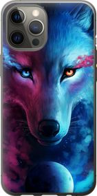 Чехол на iPhone 12 Pro Max Арт-волк "3999u-2054-17620"