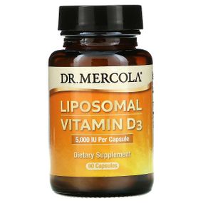 Витамин D Dr. Mercola Liposomal Vitamin D3 5000 IU 90 Caps