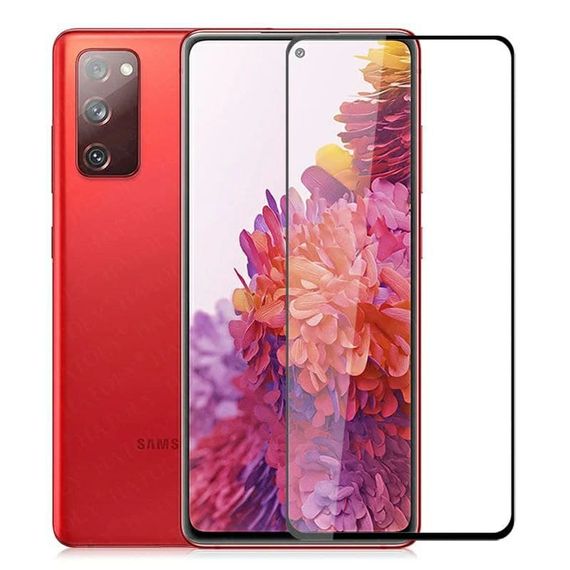 Захисне скло 2.5D на весь екран для Samsung Galaxy S20 FE