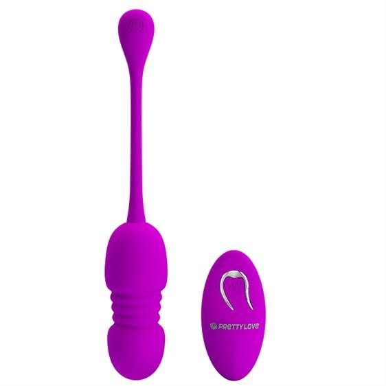 Віброяйце - Pretty Love Callieri Thrusting Vibrating Egg Purple | Зображення 1