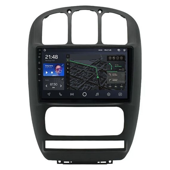 Штатна магнітола AMS T1010 6+128 Gb Dodge Caravan 4 For Chrysler Voyager RG RS For Town & Country RS 20