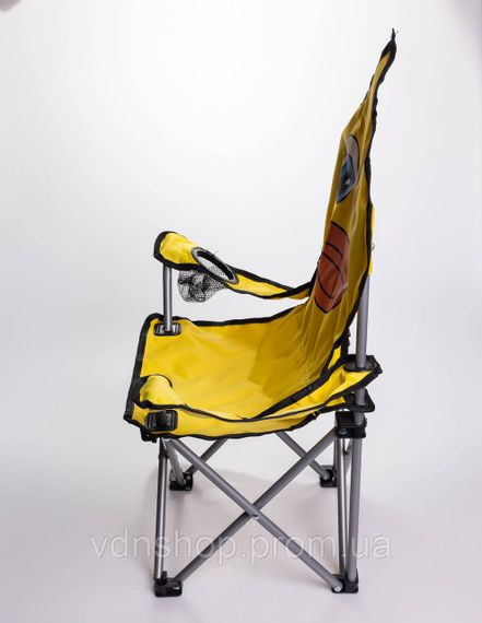 Крісло туристичне для дитини 34х58х65 см з підстаканником Жовтий SJ-0065Y | Зображення 6