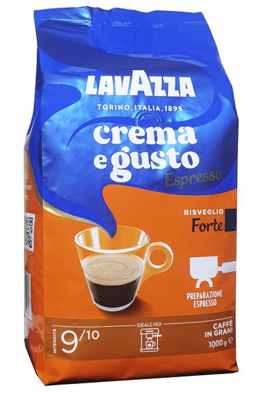 Кофе зерновой Lavazza Crema e Gusto Forte,1 кг , Италия (ОРИГИНАЛ)