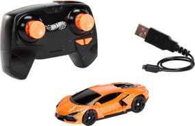 Машинка Хот Вилс Ламборгини 1:64 на пульте управления для трека Hot Wheels Lamborghini Revuelto Mattel