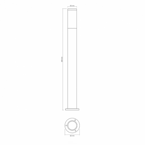 LED Світильник архітектурний VL-AR09061B 30W GU10 220V IP54 Videx | Зображення 5