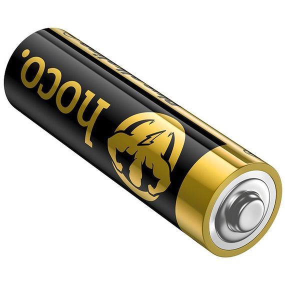 Батарейки Hoco JA1A AA (LR6) Alkaline 2 pcs Black | Зображення 4