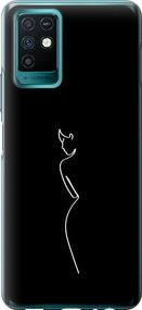 Чехол на Infinix Note 10 Силуэт1 "4590u-2763-17620"