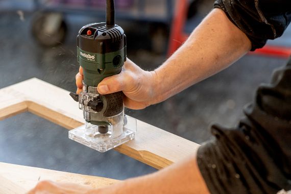 Фрезер Metabo FM 500-6, 500Вт, 6мм, 32000об/хв, висота ходу 40мм, 1.3кг (601741000) | Зображення 4
