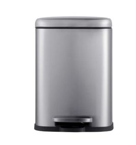 Відро для сміття Mixxus Premium Style-TC0305 SS Color з плавним закриттям, прямокутне, 5 л, нержавійка (MI7060)