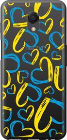 Чехол на Meizu M6s Сердца UA "5292u-1364-17620"