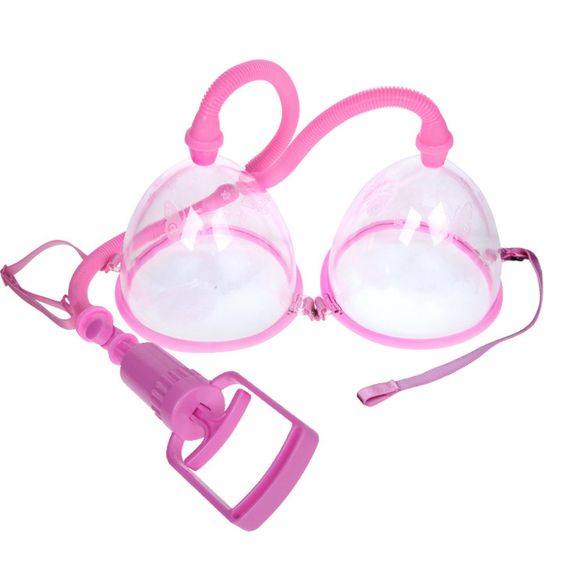 Вакуумна помпа для грудей - Breast Pump Enlarge With Twin Cups Sex Aura | Зображення 1