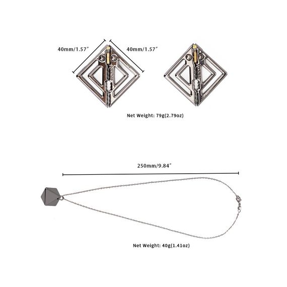 Затискачі для сосків з важкою підвіскою LOCKINK Adjustable Nipple Clamps with Heavy Pendant, під срібло | Зображення 8