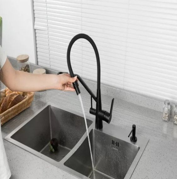 Змішувач для кухні Frap з виходом для питної води F4374-6 | Зображення 1