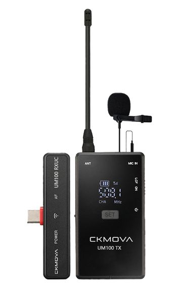 Радіосистема (мікрофон бездротовий) CKMOVA UM100 Kit3 (Android, Type-C)