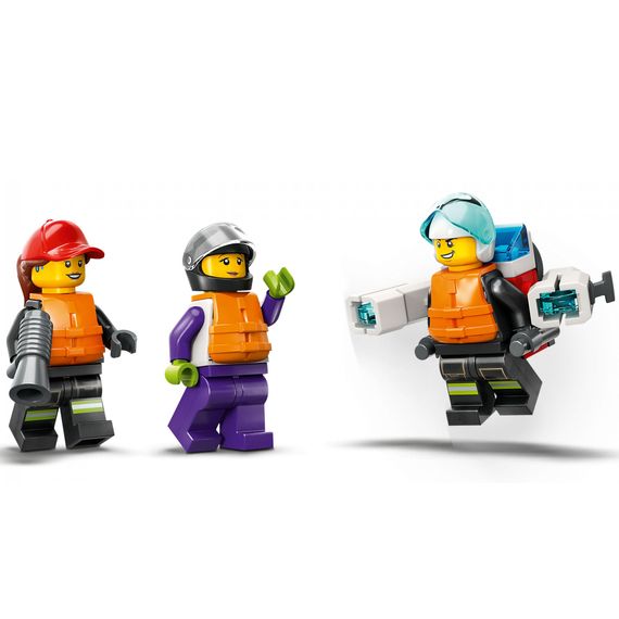 Конструктор LEGO City Човен пожежної бригади 144 деталі (60373) | Зображення 2
