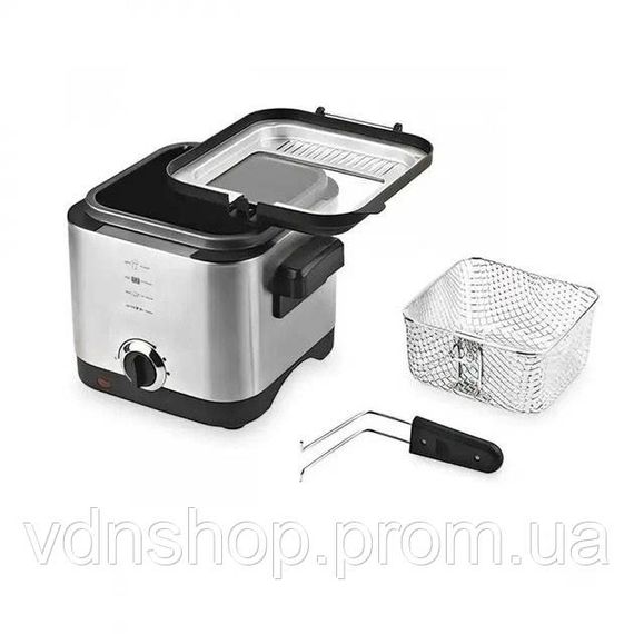 Фритюрница для дома на 1,5 л Crownberg CB-5542 1200Вт HD-93 | Зображення 2