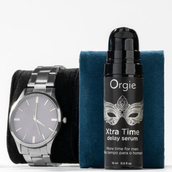 Сыворотка-пролонгатор Orgie Xtra Time Delay Serum, 15 мл, без анестетиков, на силиконовой основе Sex Aura | Зображення 3