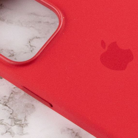 Чохол Silicone case (AAA) full with Magsafe and Animation для Apple iPhone 13 Pro (6.1") Червоний / Red | Зображення 5