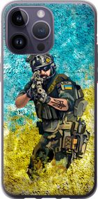 Чехол на iPhone 14 Pro Max Воин ЗСУ "5311u-2667-17620"