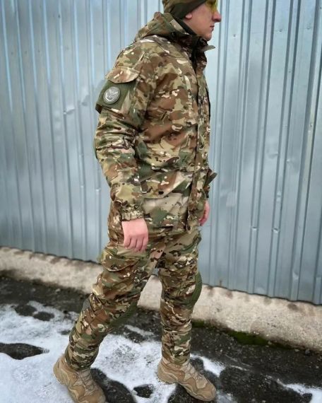 Костюм тактический Горка 5 полудемисезон Мультикам с налокотниками и наколенниками | Зображення 5