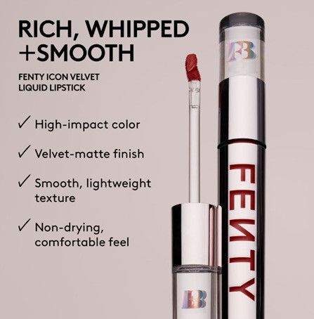 Рідка помада для губ Fenty Beauty Icon Velvet Liquid Lipstick - C -Suite'Heart 5,5 гр | Зображення 3