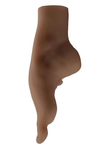 Мастурбатор стопа Zero Tolerance Pussy Footin коричневий, 23 см sexstyle | Зображення 4
