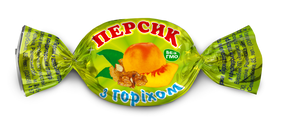 Цукерка Персик з горіхом АМЕТИСТ ПЛЮС вагова 500г (213817)