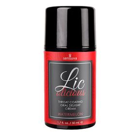 Гель для мінету Sensuva Lic-o-licious Watermelon (50 мл), оліїстий, без цукру Sex Aura