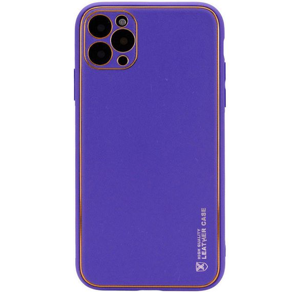 Шкіряний чохол Xshield для Apple iPhone 13 Pro (6.1") Фіолетовий/Ultra Violet