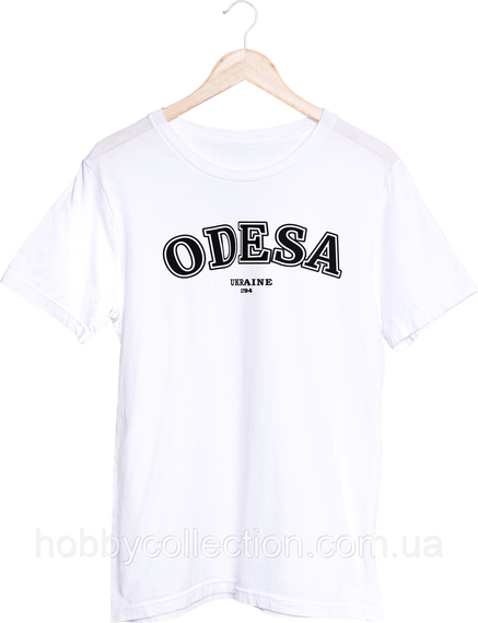 Футболка чоловіча із патріотичним принтом "ODESA Ukraine 1794" біла | Зображення 3