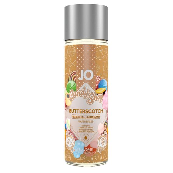 Лубрикант на водній основі JO H2O — Candy Shop — Butterscotch (60 мл) без цукру та парабенів Sex Aura