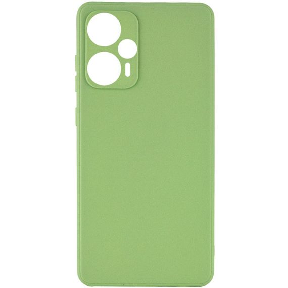 Силиконовый чехол Candy Full Camera для Xiaomi Poco F5 / Note 12 Turbo Фисташковый