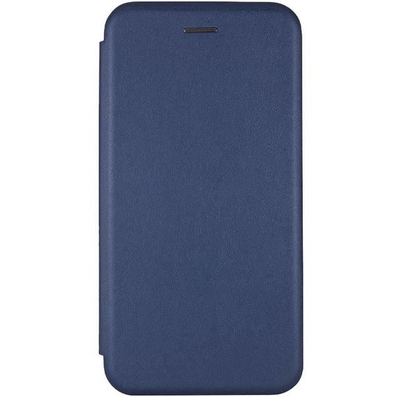 Кожаный чехол-книжка Classy для Xiaomi Redmi 9A Темно-синий