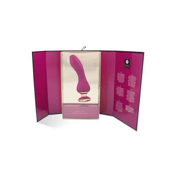 Вібратор для точки G Shunga Sanya Raspberry, гнучкий стовбур sexstyle | Зображення 4
