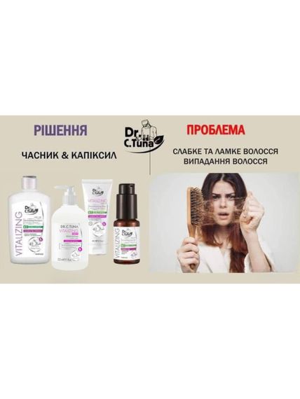 Шампунь против выпадения волос с экстрактом чеснока Farmasi Vitalizing 325 мл | Зображення 2