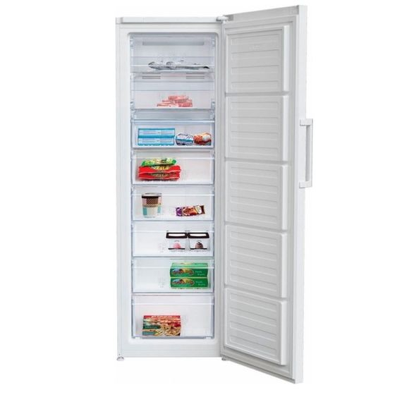 Морозильная камера BEKO RFNE312K21W, Высота - 185,  277л, A+, NF, Электр. управл., Дисплей, Белый (RFNE312K21W) | Зображення 2