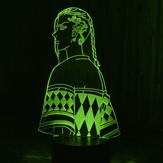 Акриловий світильник-нічник Кен Рюгудзи (Ken Ryuguji) зелений tty-n000551