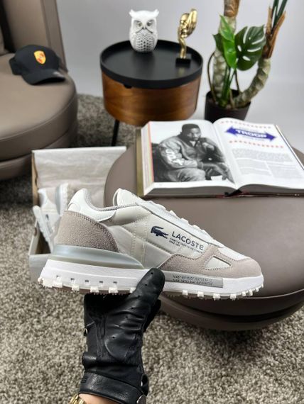 Чоловічі кросівки Lacoste Elite  Active White Grey (топ якість) A3929 43 27,5 | Зображення 3