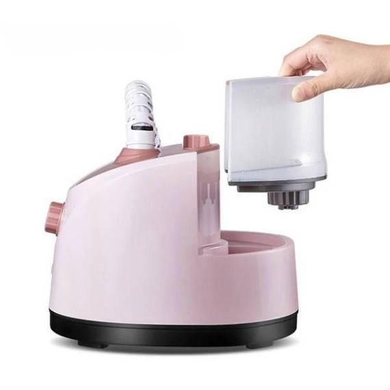 Відпарювач стаціонарний вертикальний з телекопічною вішалкою для одягу 3000Вт ТV01010 Рожевий