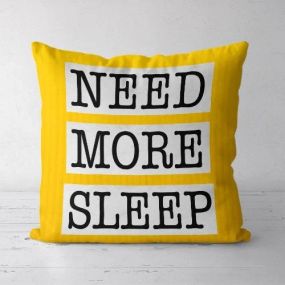 Подушка декоративная Soft Need more sleep 45x45 см (45PST_URB039)