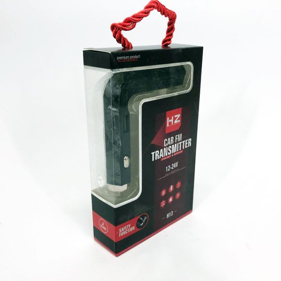 Пристрій для передачі музики в авто HZ H13 LCD AUX/USB, FM модулятор для машини з функцією Bluetooth YF-26 | Зображення 4