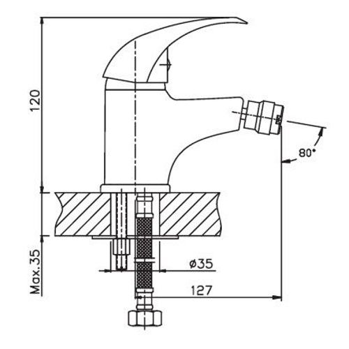 Змішувач для біде HAIBA PREMIERE 002 (HB0345) | Зображення 1