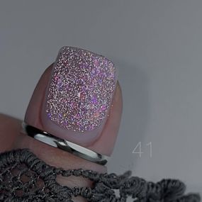 Светоотражающий гель-лак SAGA 41 Fiery 9мл